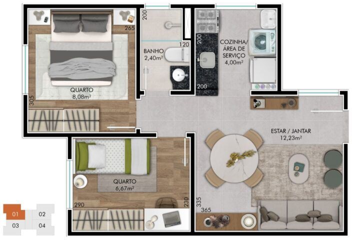 ESTILO CAIÇARA - Haus Imobi